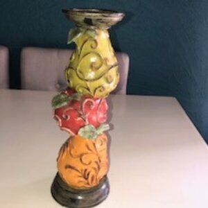FRUIT PILLAR CANDLE HOLDER